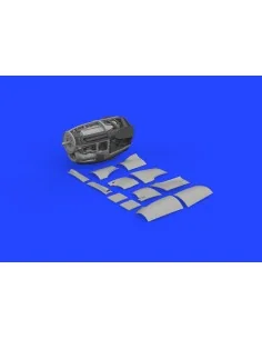 P-38J right engine PRINT 1/48 TAMIYA, 1/48 - Eduard Accessories 648982