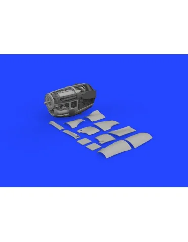 P-38J right engine PRINT 1/48 TAMIYA, 1/48 - Eduard Accessories 648982
