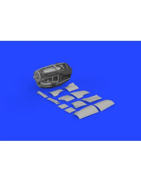 [NO_DESC] P-38J right engine PRINT 1/48 TAMIYA, 1/48 - Eduard Acces...