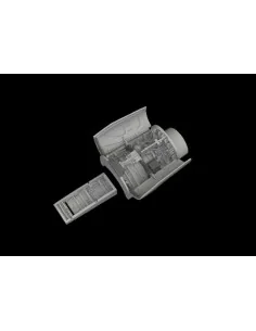 F-16C wheel bays late PRINT KINETIC, 1/48 - Eduard Accessories 648984