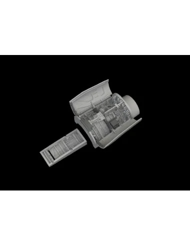 F-16C wheel bays late PRINT KINETIC, 1/48 - Eduard Accessories 648984