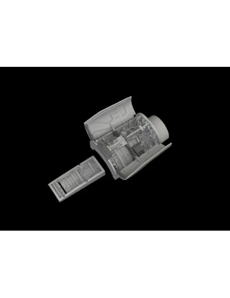 F-16C wheel bays late PRINT KINETIC, 1/48 - Eduard Accessories 648984