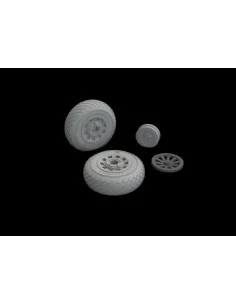 P-51B/C wheels diamond tread EDUARD, 1/48 - Eduard Accessories 648986