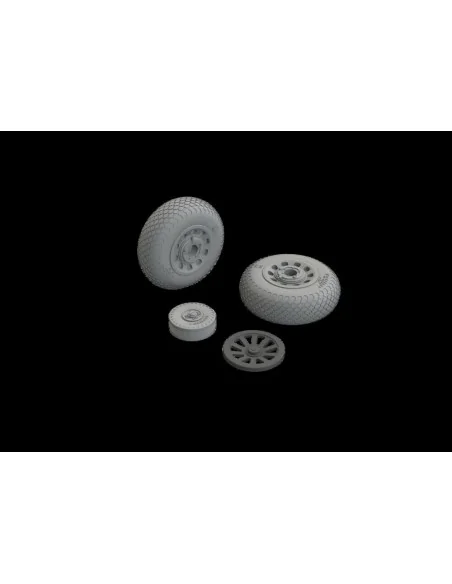 P-51B/C wheels cross tread EDUARD, 1/48 - Eduard Accessories 648988