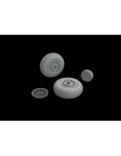 P-51B/C wheels block tread EDUARD, 1/48 - Eduard Accessories 648989