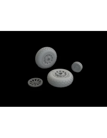 P-51B/C wheels block tread EDUARD, 1/48 - Eduard Accessories 648989