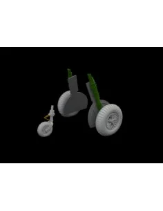 Bf 108 wheels spoked EDUARD, 1/48 - Eduard Accessories 648998