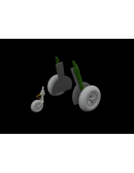 Bf 108 wheels spoked EDUARD, 1/48 - Eduard Accessories 648998
