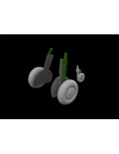 Bf 108 wheels EDUARD, 1/48 - Eduard Accessories 648999