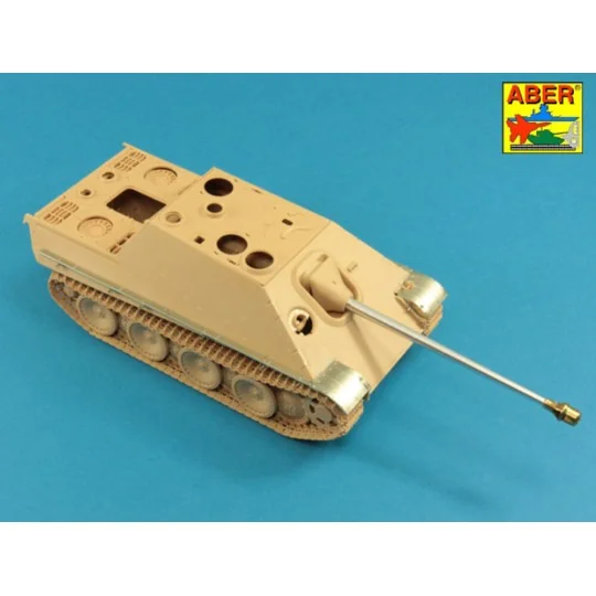 German 8,8cm One part Pak 43/3 L/71 barrel for Jagdpanther Ausf G1 ...