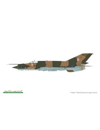MiG-21bis, 1/72 - Eduard Plastic Kits 70146