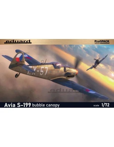 Avia S-199 bubble canopy, 1/72 - Eduard Plastic Kits 70151