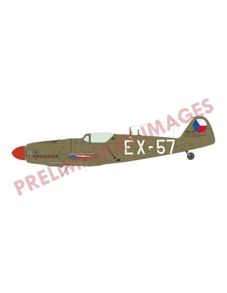 Avia S-199 bubble canopy, 1/72 - Eduard Plastic Kits 70151