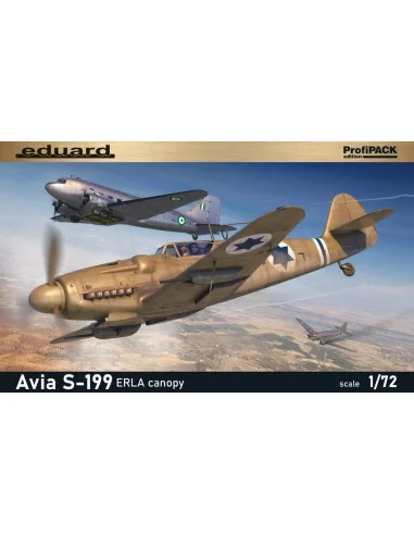 [NO_DESC] Avia S-199 ERLA canopy Profipack, 1/72 - Eduard Plastic K...