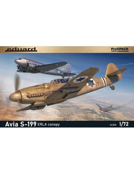 [NO_DESC] Avia S-199 ERLA canopy Profipack, 1/72 - Eduard Plastic K...