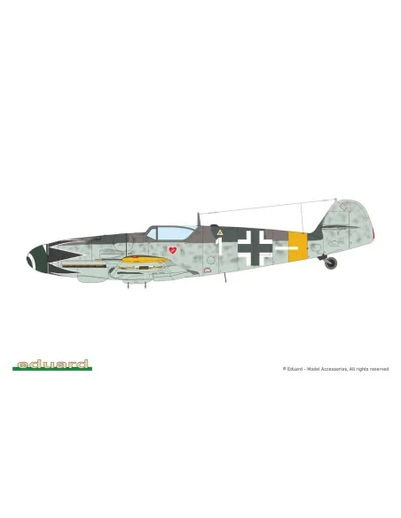 Bf 109G-14 EDUARD-PROFIPACK, 1/72 - Eduard Plastic Kits 70161