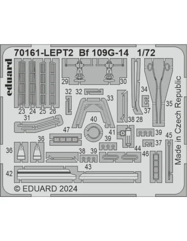 Bf 109G-14 EDUARD-PROFIPACK, 1/72 - Eduard Plastic Kits 70161