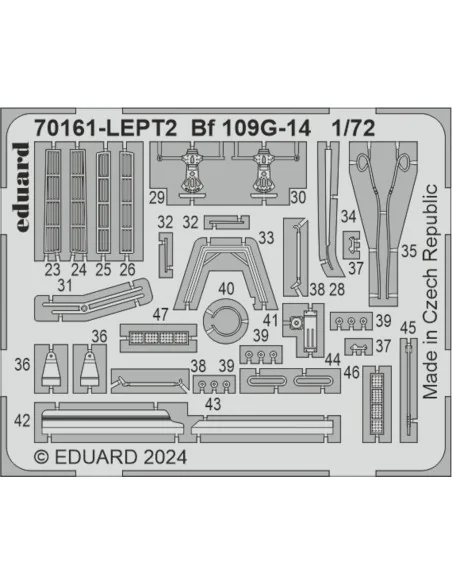 Bf 109G-14 EDUARD-PROFIPACK, 1/72 - Eduard Plastic Kits 70161