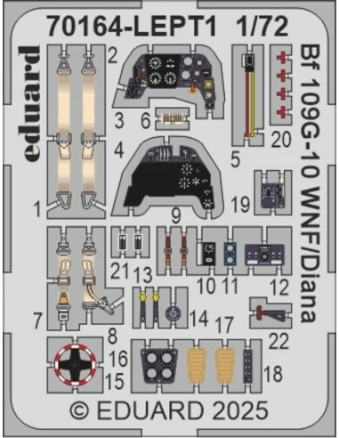 Bf 109G-10 WNF/Diana EDUARD-PROFIPACK, 1/72 - Eduard Plastic Kits 7...