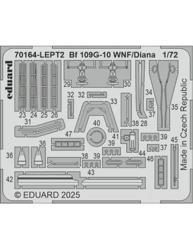 Bf 109G-10 WNF/Diana EDUARD-PROFIPACK, 1/72 - Eduard Plastic Kits 7...