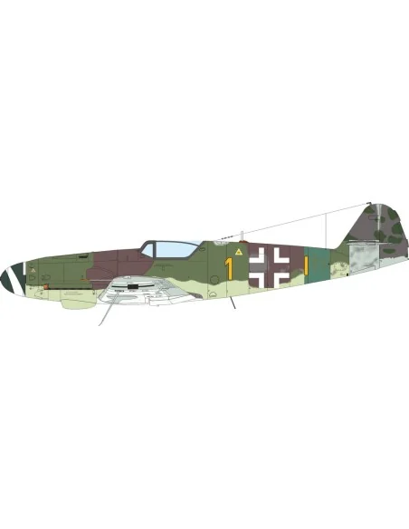 Bf 109K-4, 1/72 - Eduard Plastic Kits 70166