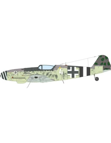 Bf 109K-4, 1/72 - Eduard Plastic Kits 70166