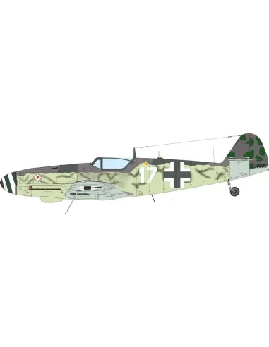 Bf 109K-4, 1/72 - Eduard Plastic Kits 70166