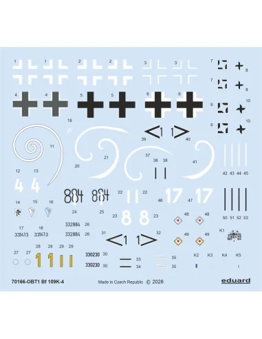 Bf 109K-4, 1/72 - Eduard Plastic Kits 70166