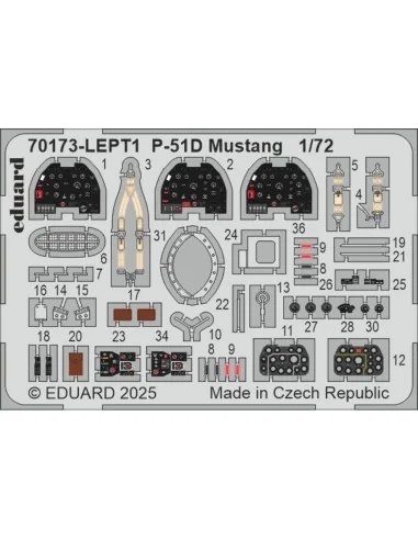 P-51D Mustang EDUARD-PROFIPACK, 1/72 - Eduard Plastic Kits 70173