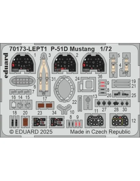 [NO_DESC] P-51D Mustang EDUARD-PROFIPACK, 1/72 - Eduard Plastic Kit...