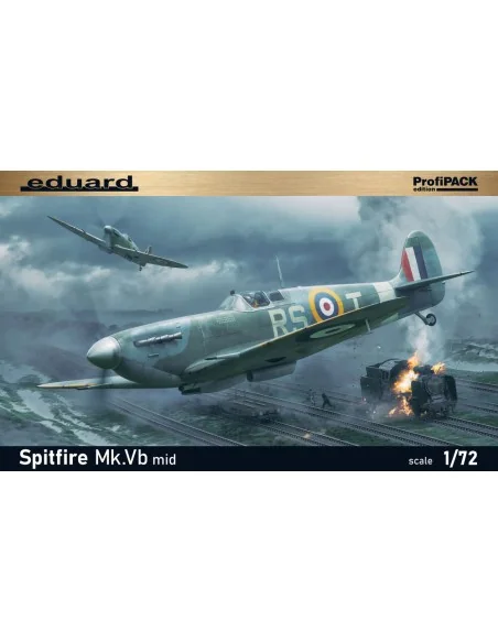 Spitfire Mk.Vb mid, 1/72 - Eduard Plastic Kits 70206