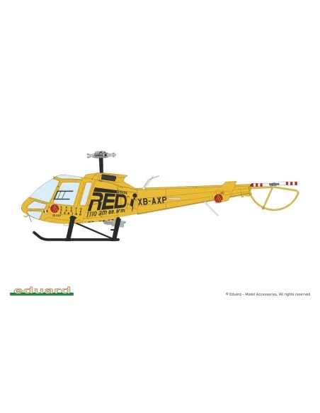 ENSTROM 480, 1/72 - Eduard Plastic Kits 972012