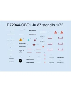Ju 87 stencils for ACADEMY/AIRFIX/ITALERI/REVELL, 1/72 - Eduard Acc...