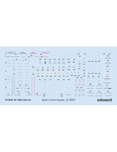 Bf 109G stencils, 1/72 - Eduard Accessories D72048