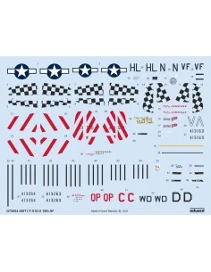 P-51D-5 15th AF EDUARD, 1/72 - Eduard Accessories D72054