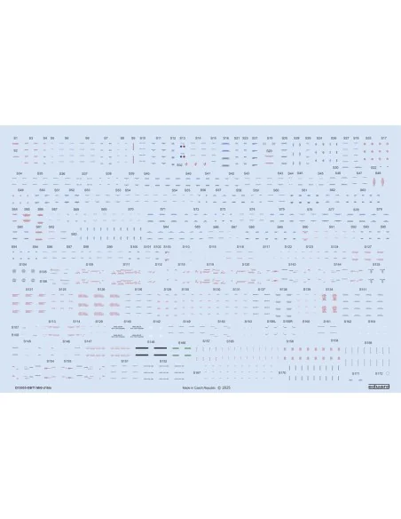 [NO_DESC] MiG-21bis stencils EDUARD, 1/72 - Eduard Accessories D72055