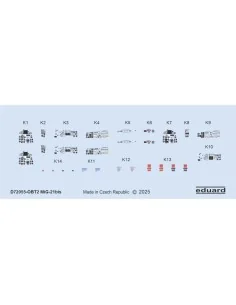 [NO_DESC] MiG-21bis stencils EDUARD, 1/72 - Eduard Accessories D72055 2