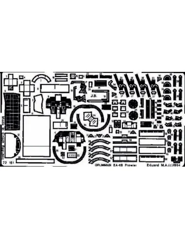 EA-6B Prowler, 1/72 - Eduard Accessories 72151