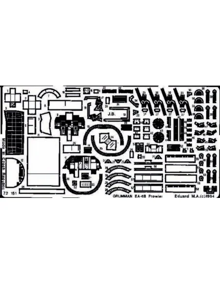 EA-6B Prowler, 1/72 - Eduard Accessories 72151