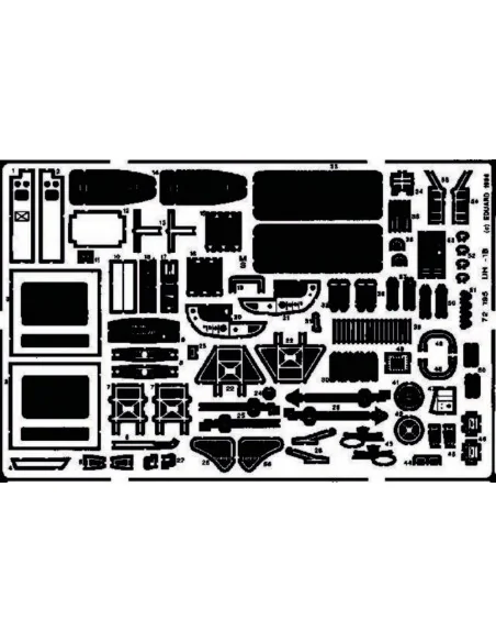 [NO_DESC] UH-1B Huey, 1/72 - Eduard Accessories 72195