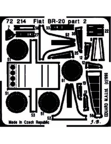 Fiat Br-20, 1/72 - Eduard Accessories 72214