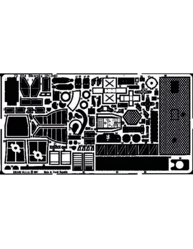 Sikorsky UH-34D Sea Horse, 1/72 - Eduard Accessories 72224