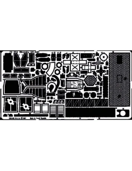 Sikorsky UH-34D Sea Horse, 1/72 - Eduard Accessories 72224