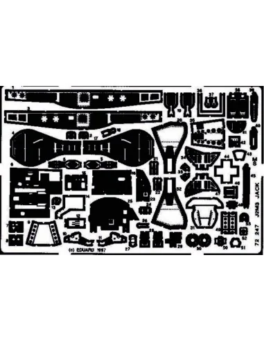 J2M3 Jack/Raiden, 1/72 - Eduard Accessories 72247
