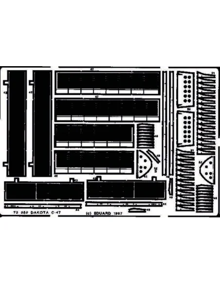 C-47 Dakota, 1/72 - Eduard Accessories 72252