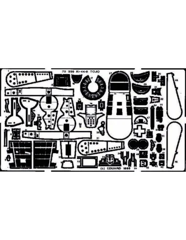 Ki-44-II Tojo, 1/72 - Eduard Accessories 72255