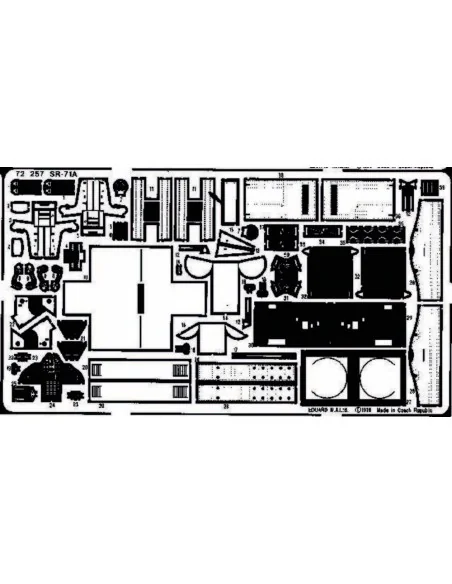SR-71A, 1/72 - Eduard Accessories 72257