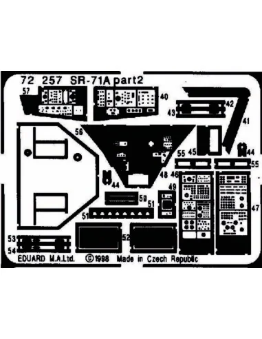 SR-71A, 1/72 - Eduard Accessories 72257