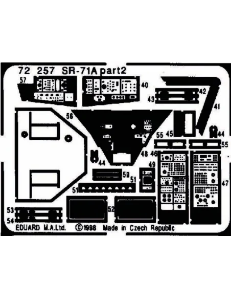 SR-71A, 1/72 - Eduard Accessories 72257