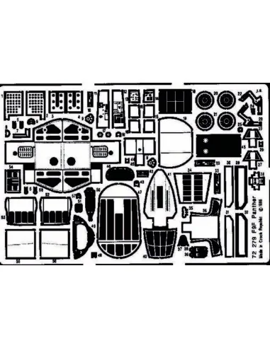 F9F Panther, 1/72 - Eduard Accessories 72279